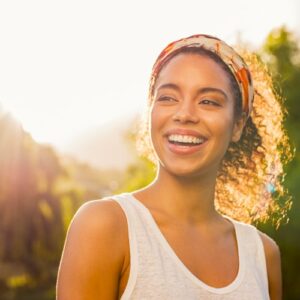 san diego naturopathic doctors smiling woman in sunshine