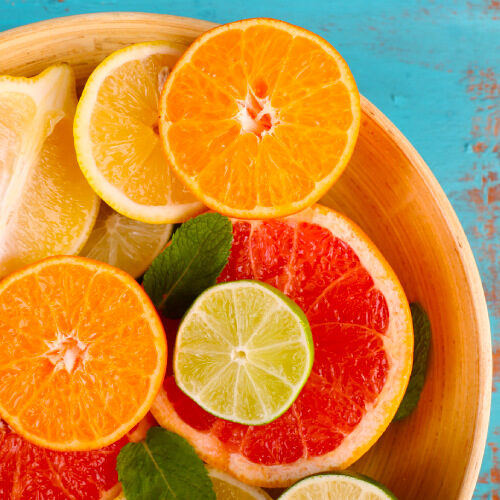 san diego naturopathic doctors plate full of slided diced oranges and lemons